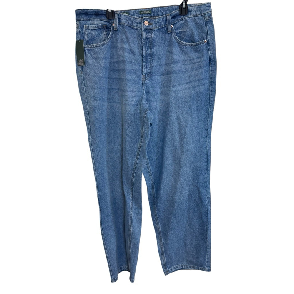 Women's Wild Fable Jeans Size 17 Blue Denim High-Rise Straight NWT